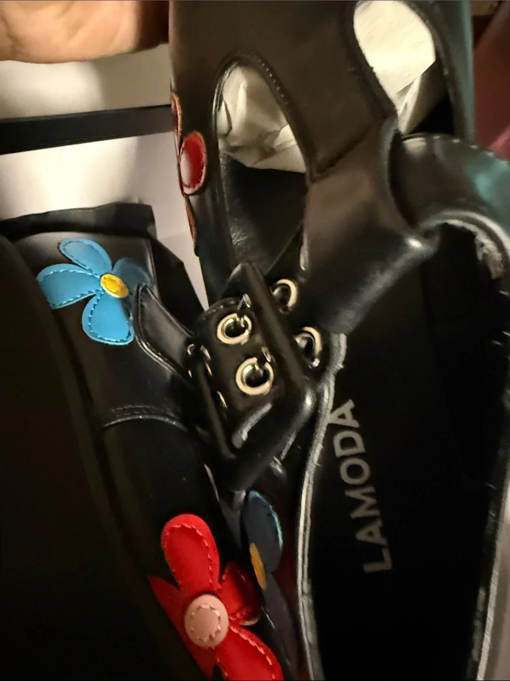 Flower‎ power platform maryjanes